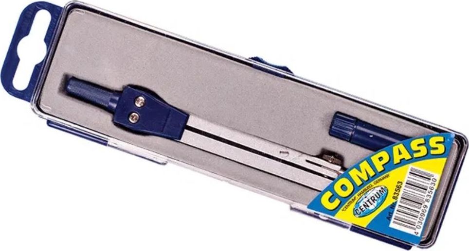 Centrum Cyrkiel metalowy z rysikami 83563