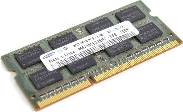 Samsung Poleasingowa Pamięć RAM SAMSUNG 2GB DDR3 1066MHz SODIMM Laptop
