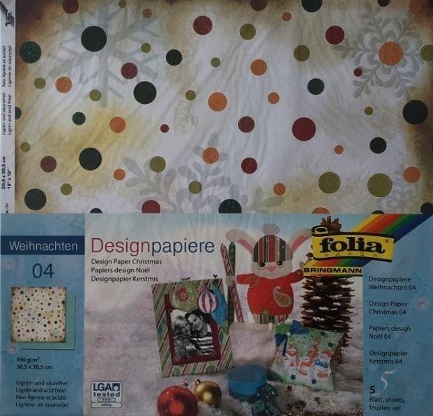 Penword Papier wzorniczy 190 g/m2 30,5x30,5cm 5 arkuszy