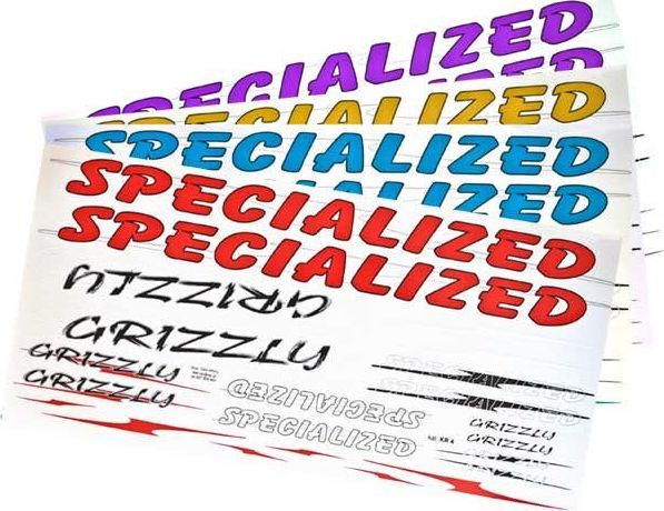 Specialized Kalkomania KR-4 Spezialized komplet