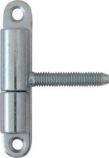 UN ZAWIAS WKRĘCANY OCYNKOWANY BIAŁY 15*50MM /2SZT/ (1 SZT)