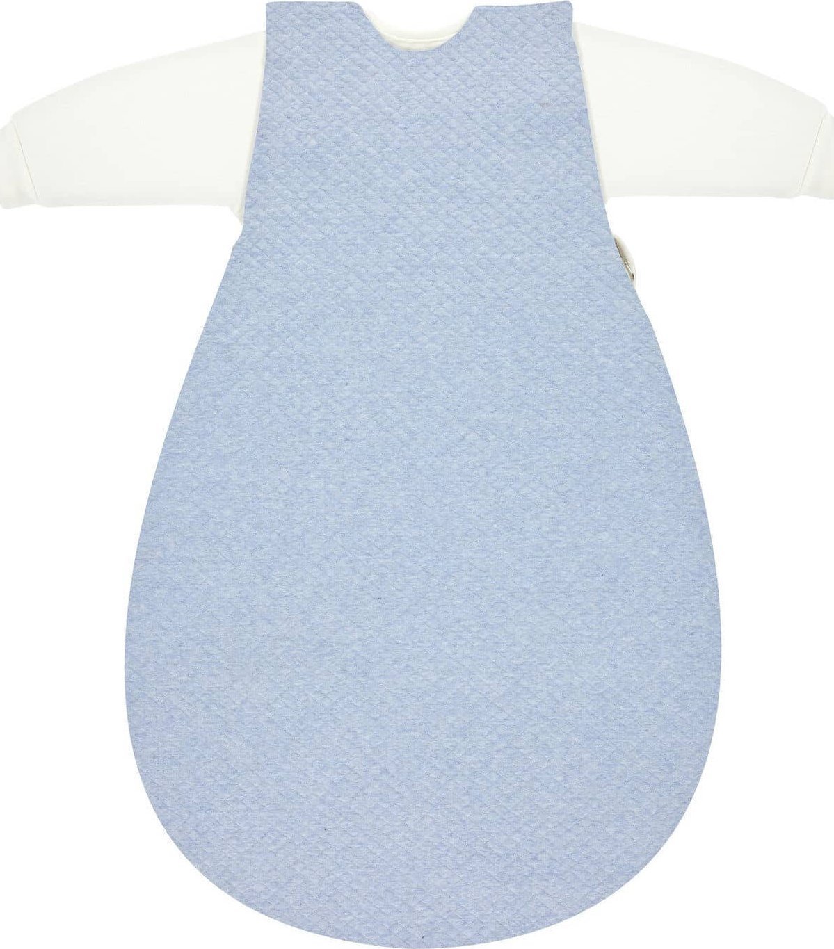 Alvi ALVI Baby-Mäxchen, Śpiworek -tkanina specjalna - 3-częsciowy Quilt aqua 62/68