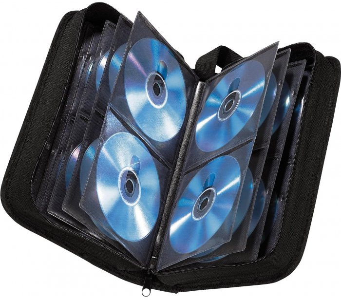 Hama CD Wallet Nylon 120, black (00033833)