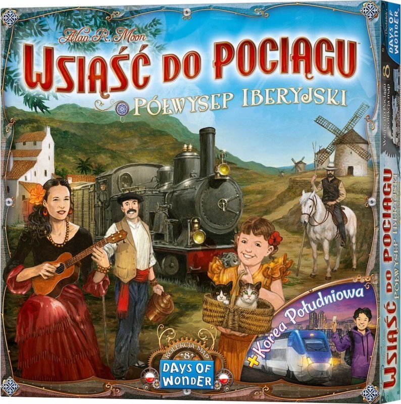 Rebel Dodatek do gry Wsiąść do Pociągu: Kolekcja Map 8 - Półwysep Iberyjski i Korea Południowa