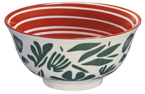 Cilio Miseczka porcelana, śred. 18 cm, 0,85 l, liście