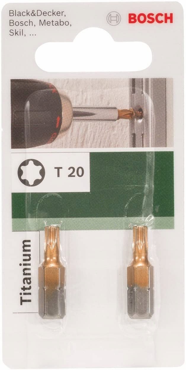 KOŃCÓWKA WKRĘCAJĄCA TITANIUM T 20