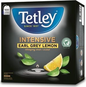 Tetley HERBATA TETLEY INTENSIVE EARL GREY LEMON 100 TOREBEK 659740B