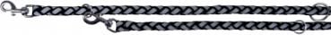Trixie SMYCZ NYLON 2m/12mm SREBRNO-CZARNA