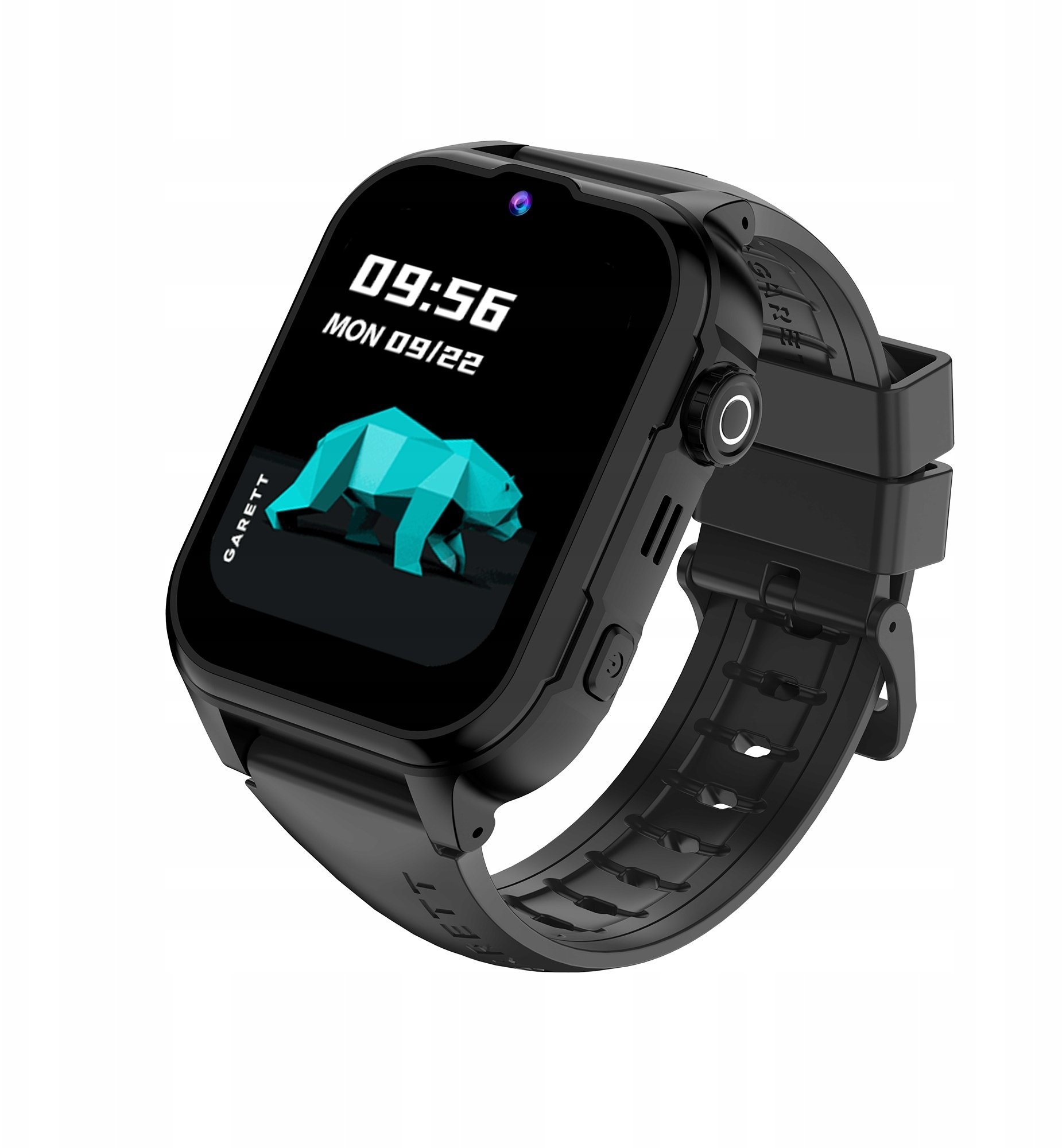 Garett Smartwatch Kids Hero Pro 4G Face Unlock / GPS / GEO location / WhatsApp / Rotary button / "Kids Size" strap Black