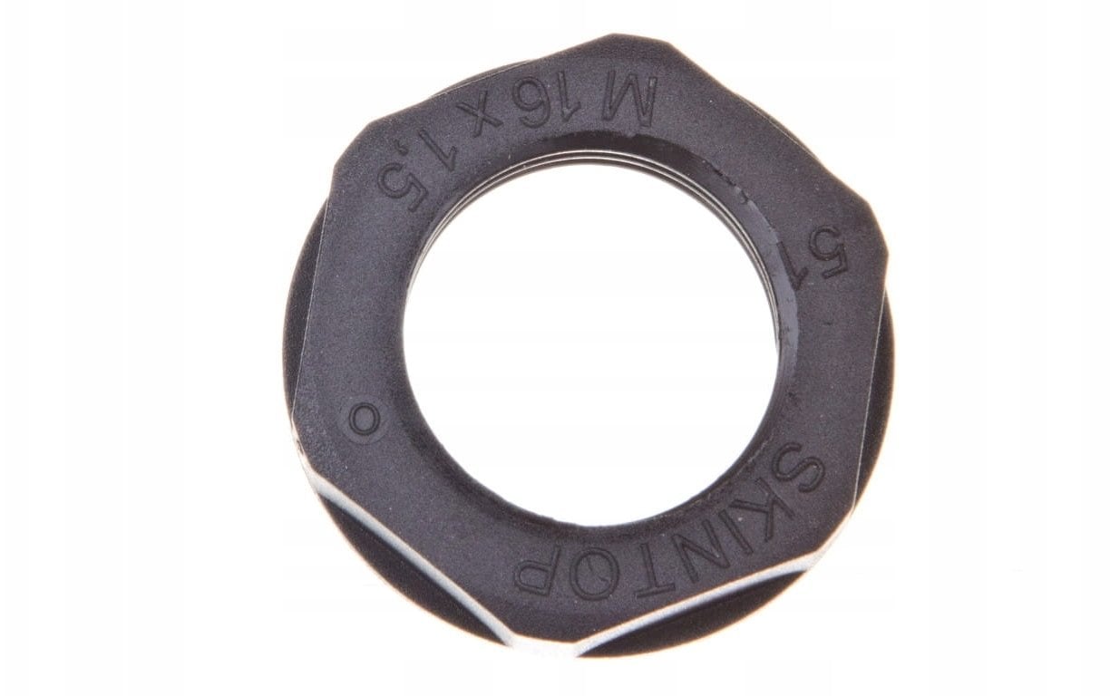 Nakrętka poliamidowa M16 SKINTOP GMP-GL-M 16x1,5 czarny 53119110