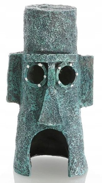 OZDOBA AKWARIOWA TOTEM Posąg Moai 15cm do akwarium