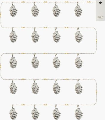 Lampki choinkowe Sirius Molly Cone snow, 20LED, 2M+30 cm