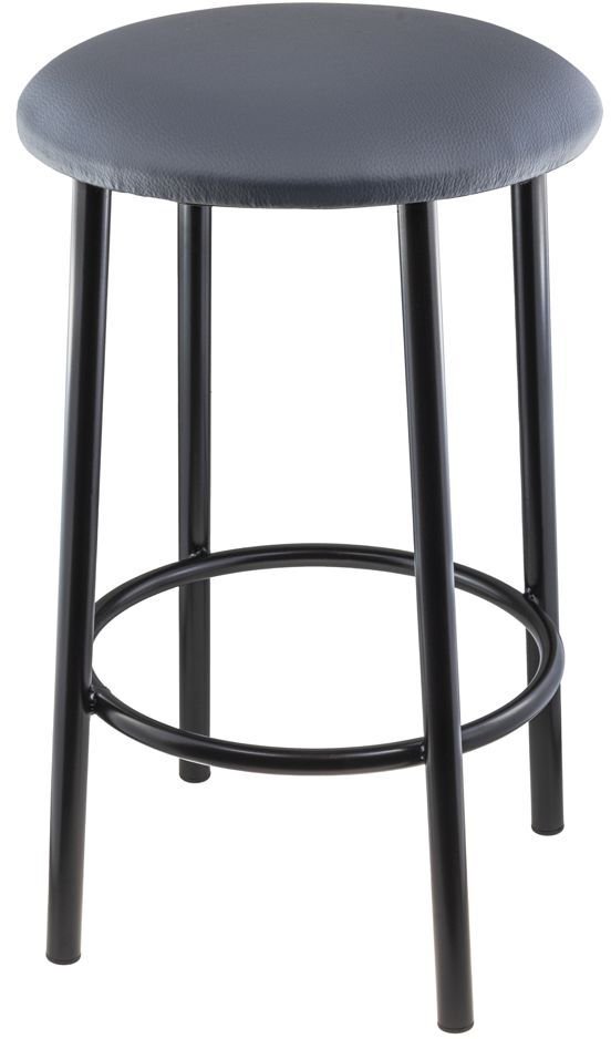 Taboret JOPEK BLACK Wysoki Stołek Kuchenny Wzmocniony 55 cm