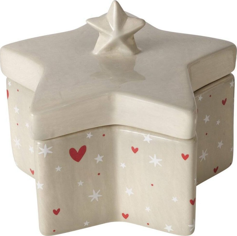 Boltze Ceramiczna szkatułka ANELLA w kształcie gwiazdy