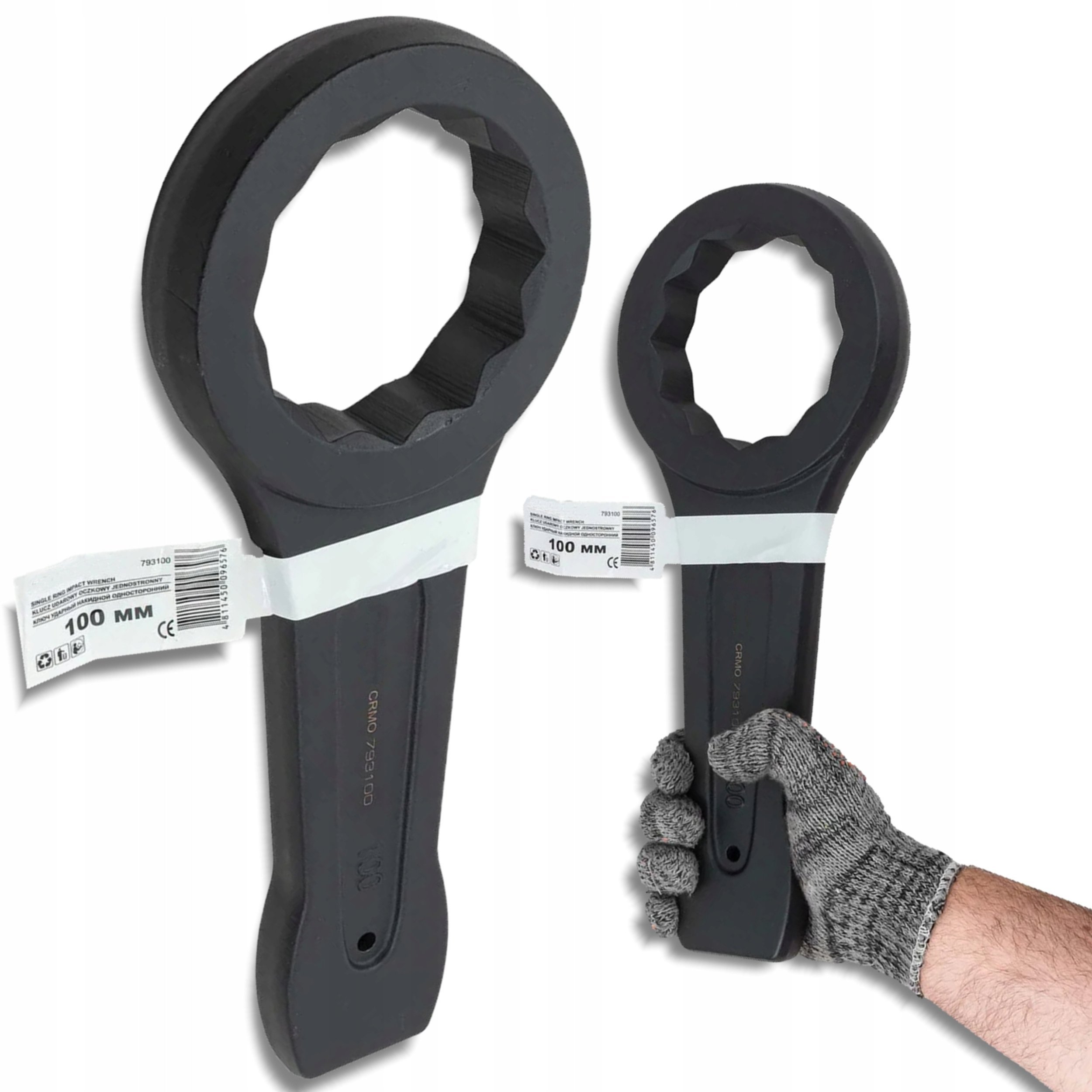 Klucz oczkowy do pobijania 100mm (L-400mm)