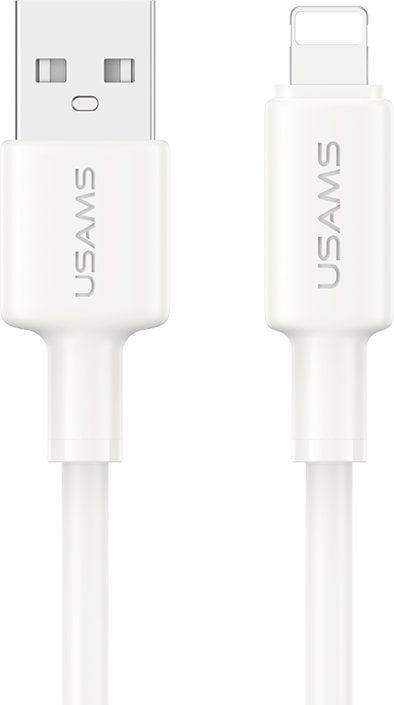 Kabel USB Usams USB-A - Lightning 1 m Biały (SJ762USB01)
