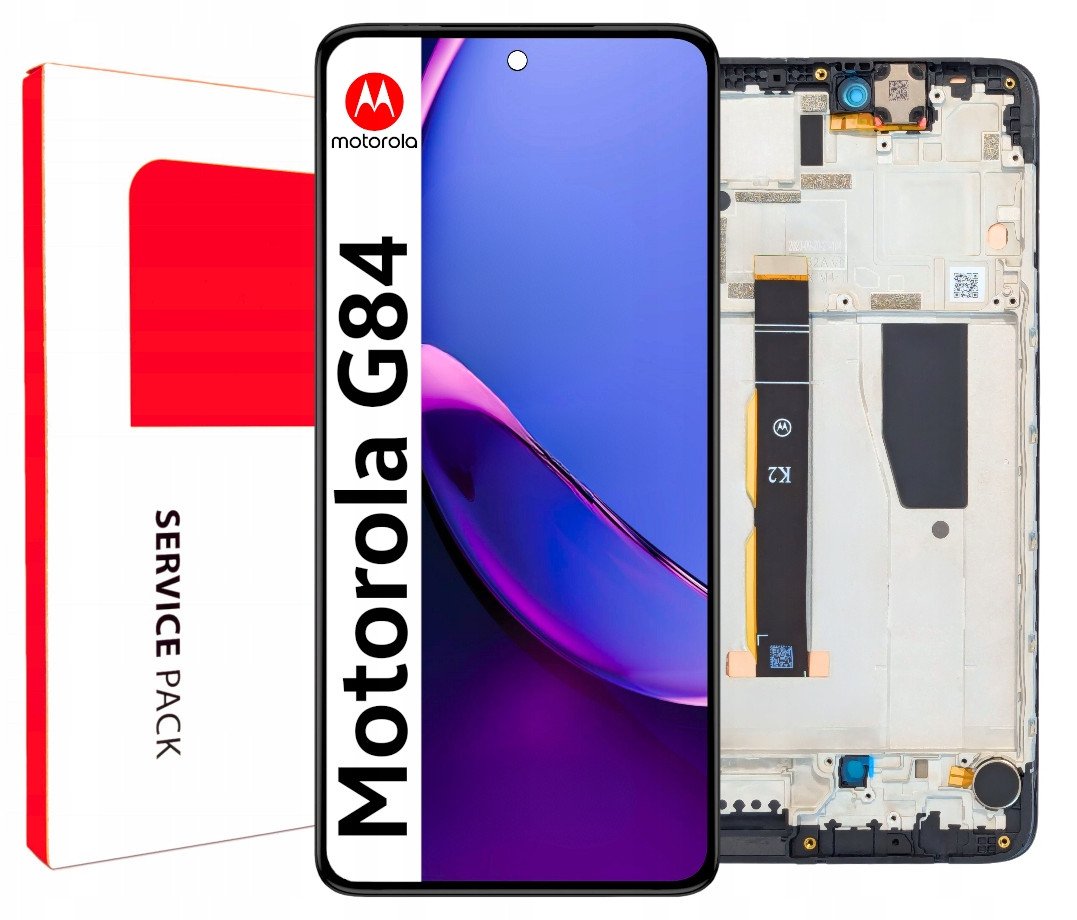 Wyświetlacz do Motorola Moto G84 Ekran LCD Ramka Oryginał Zila XT2347-1 (5904858381111)