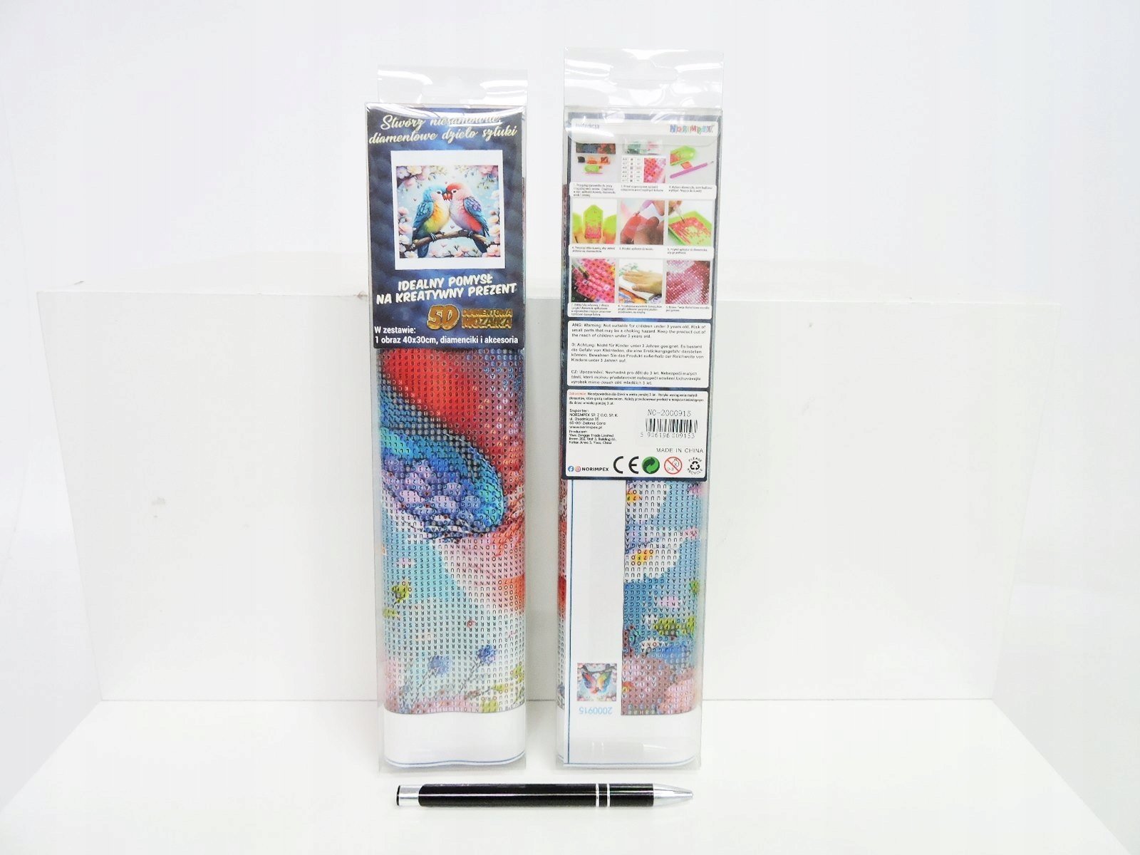 Norimpex Diamentowa mozaika - Kolorowe ptaki