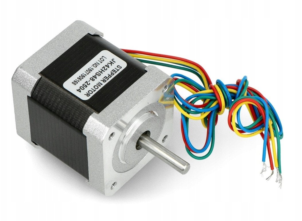 Žingsninis variklis JK42HS48-2504 200 žingsnių/aps 3.1V / 2.5A / 0.47Nm