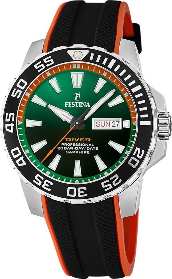 Zegarek Festina Zegarek męski Festina F20662-2 czarny