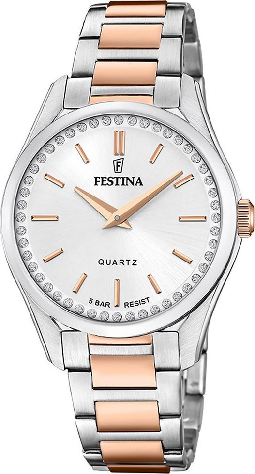 Zegarek Festina Zegarek damski Festina F20620-1 CYRKONIE srebrny