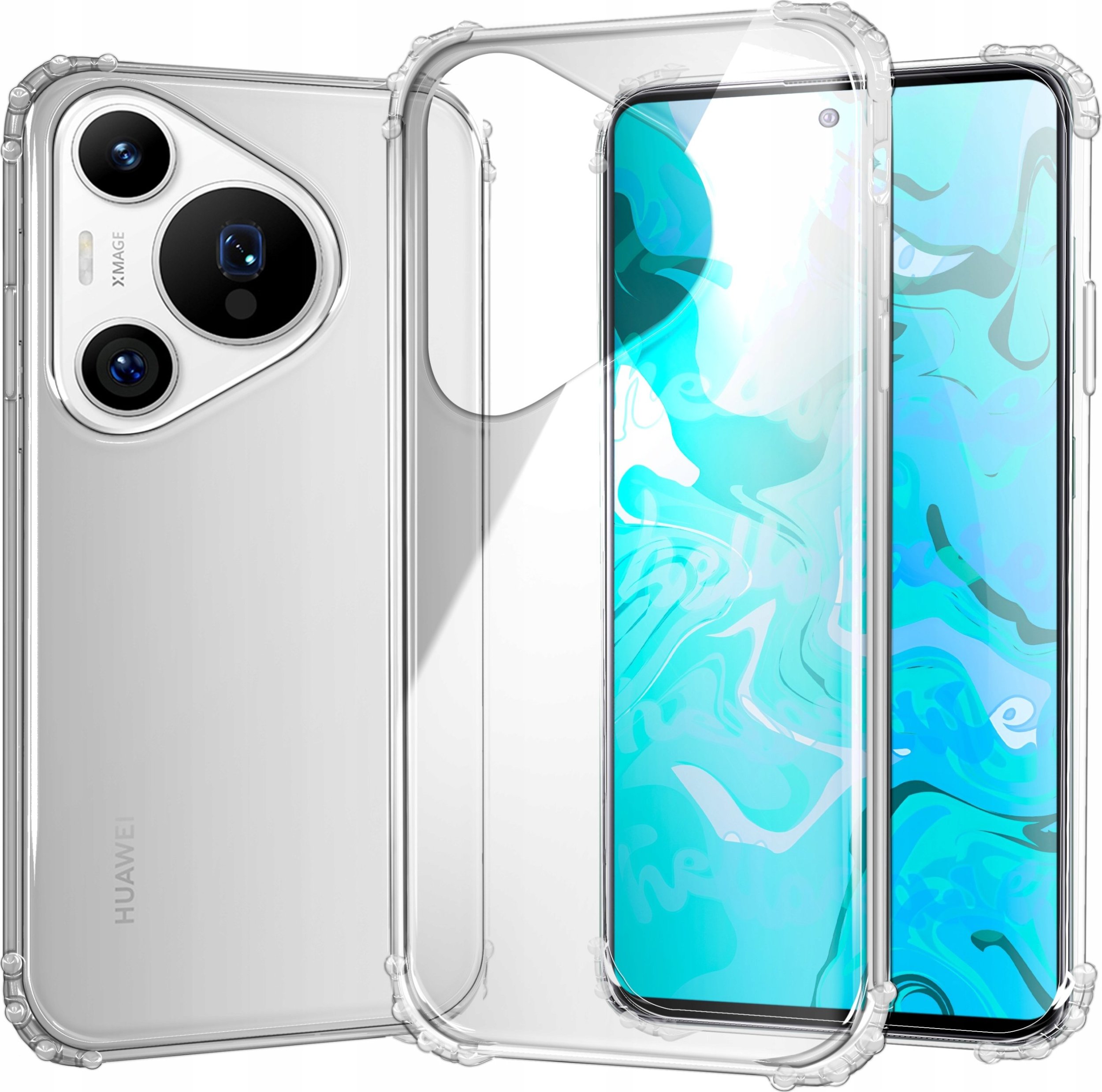 Hello Case ETUI PANCERNE DO HUAWEI PURA 70 PRO | CASE SILIKON GUMOWE SLIM ANTI SHOCK