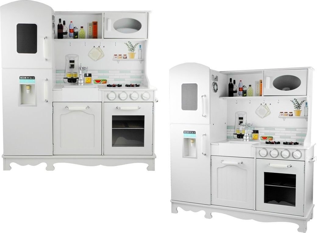 Coil Coil drewniana kuchnia dla dzieci biała