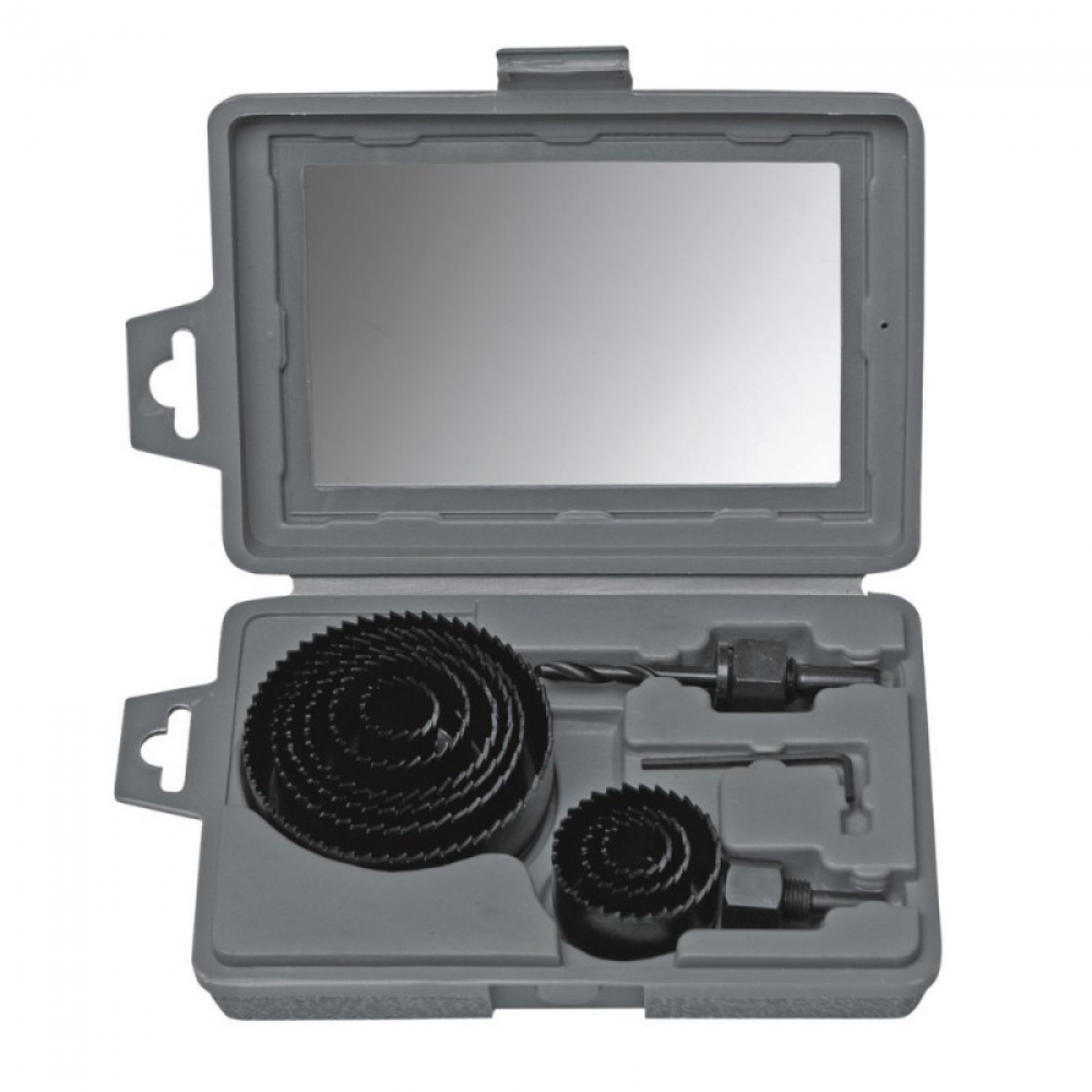 Dedra Zestaw otwornic puszkowych do drewna 9 szt. 19-82 mm (0792)