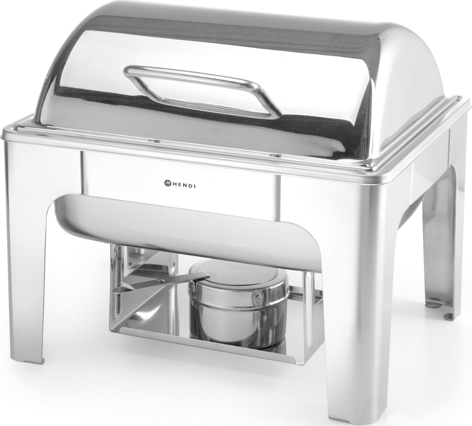 Hendi Podgrzewacz do potraw na pastę świeczki stal polerowana GN 1/2 Podgrzewacz do potraw na pastę świeczki stal polerowana GN 1/2