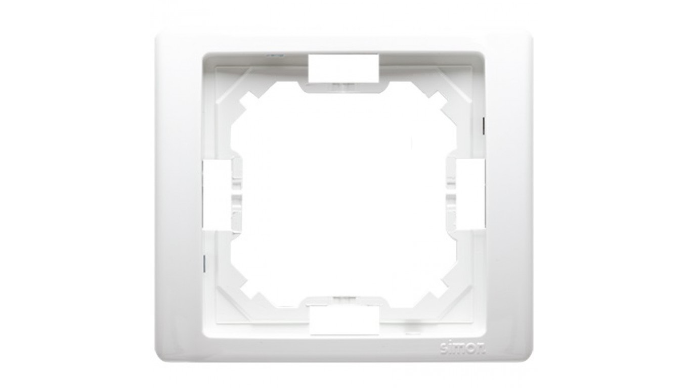 Kontakt-Simon Ramka pojedyncza NEOS biała - BMRC1/11