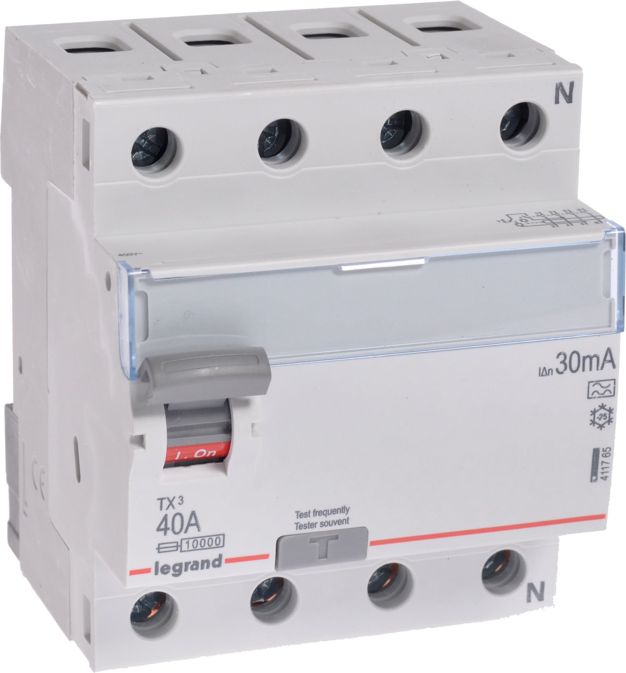 Legrand Wyłącznik różnicowoprądowy 4P 40A 0,03A typ A P304 - 411765