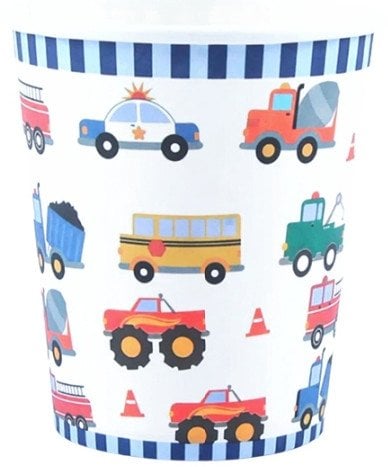 Kubek Kubeczki Jednorazowe Auta Samochody Happy Birthday 10szt.