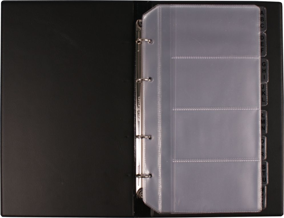 Biurfol Wizytownik 200 W alfabetyczny granatowy