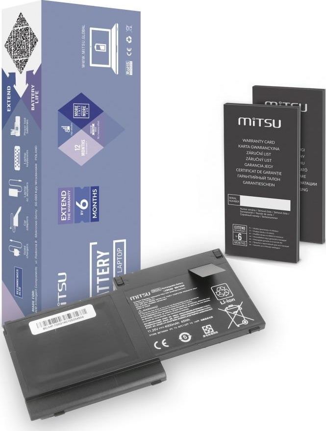 Bateria Mitsu HP EliteBook 720 G1 G2 (BC/HP-720G1)
