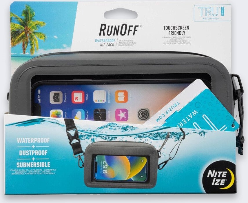 NiteIze Wodoszczelny Torebka Nite Ize RunOff Hip Charcoal