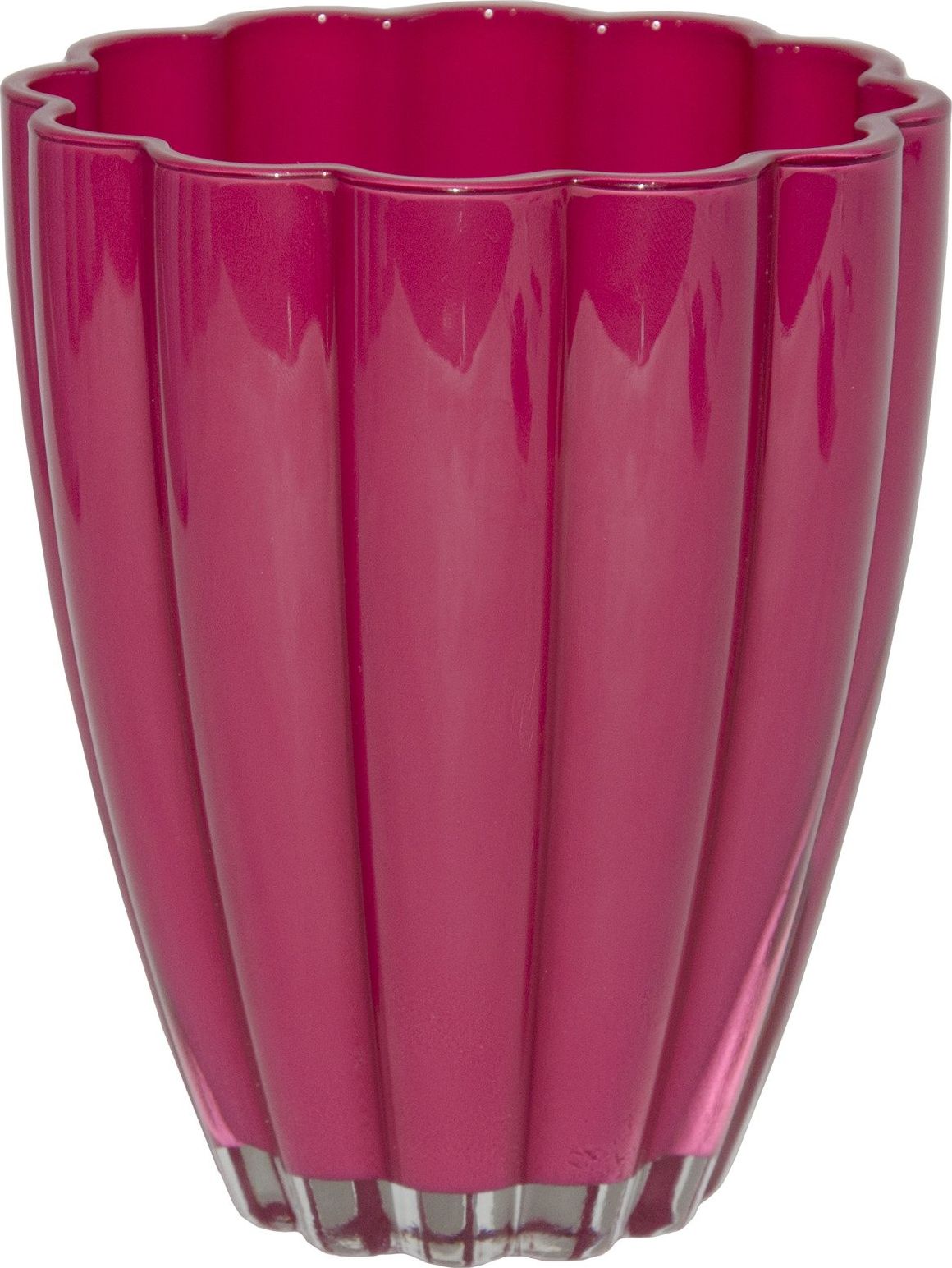 Tajemniczy ogród Waza Flower ciemny róż uniwersalny