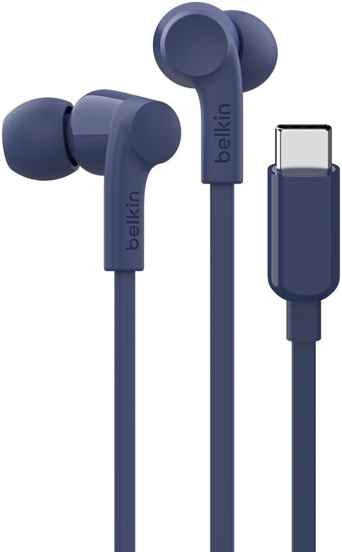 Belkin Rockstar InEar Headphones cabel, USB-C, blue G3H0002hqBLV2