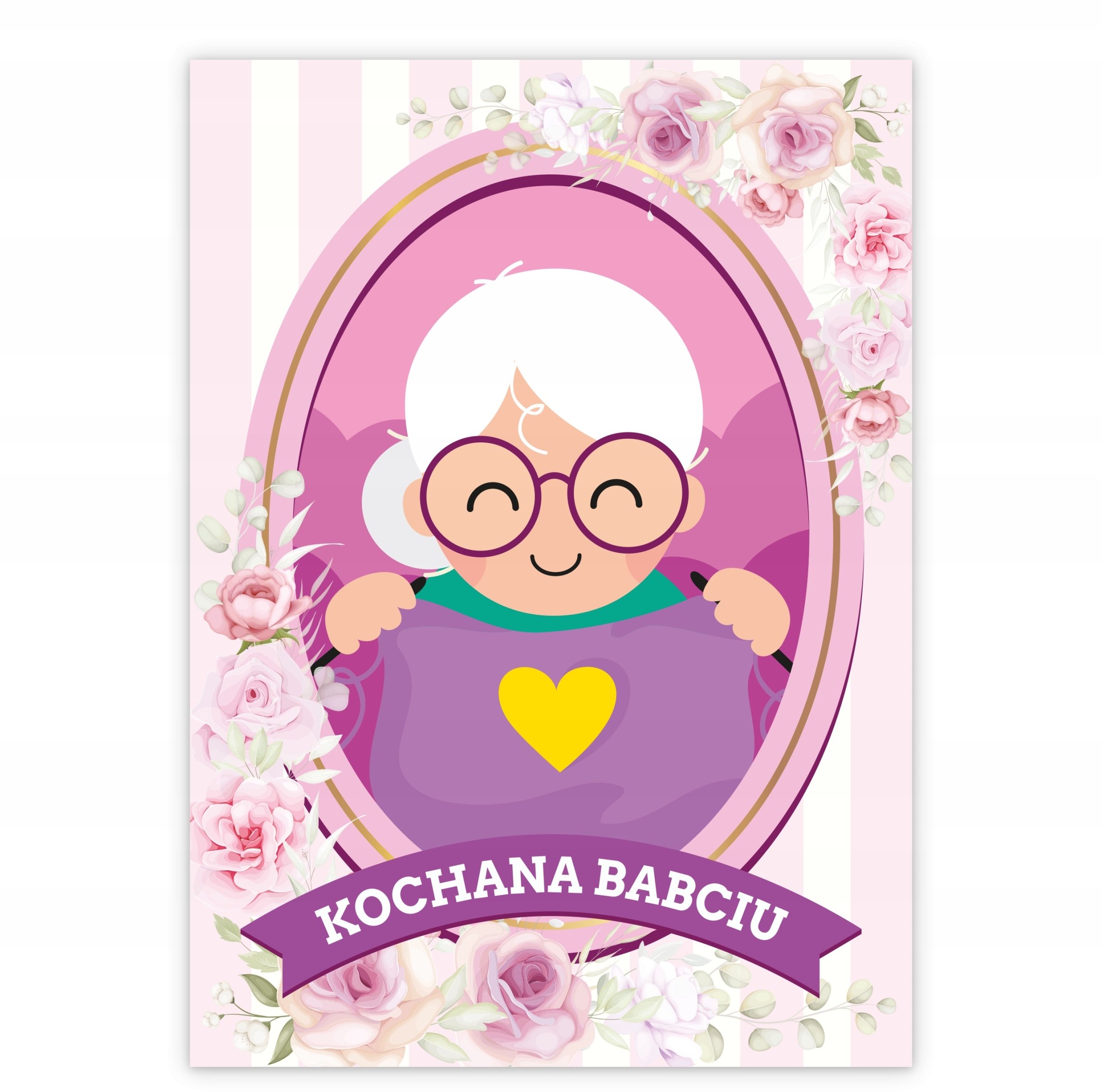 Kartka A6 - Kochana Babciu (5szt)