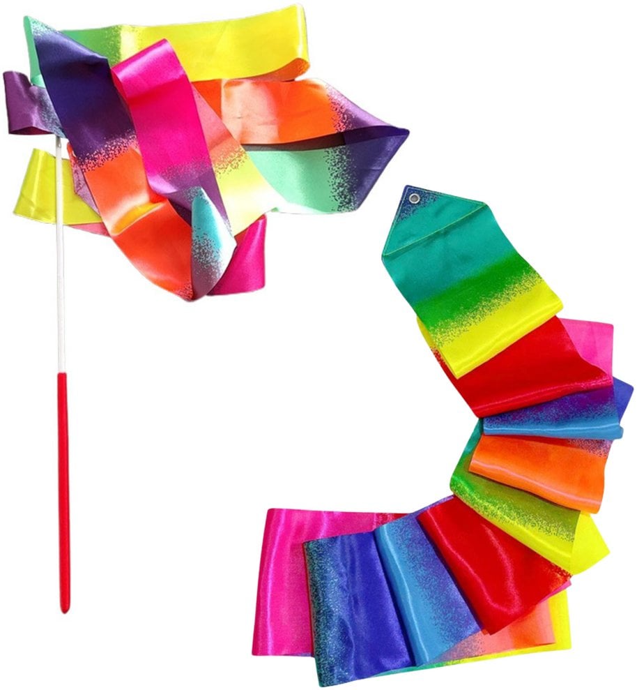 Wstążka Gimnastyczna Do Tańca Ćwiczeń Kolorowa 205 x 5cm