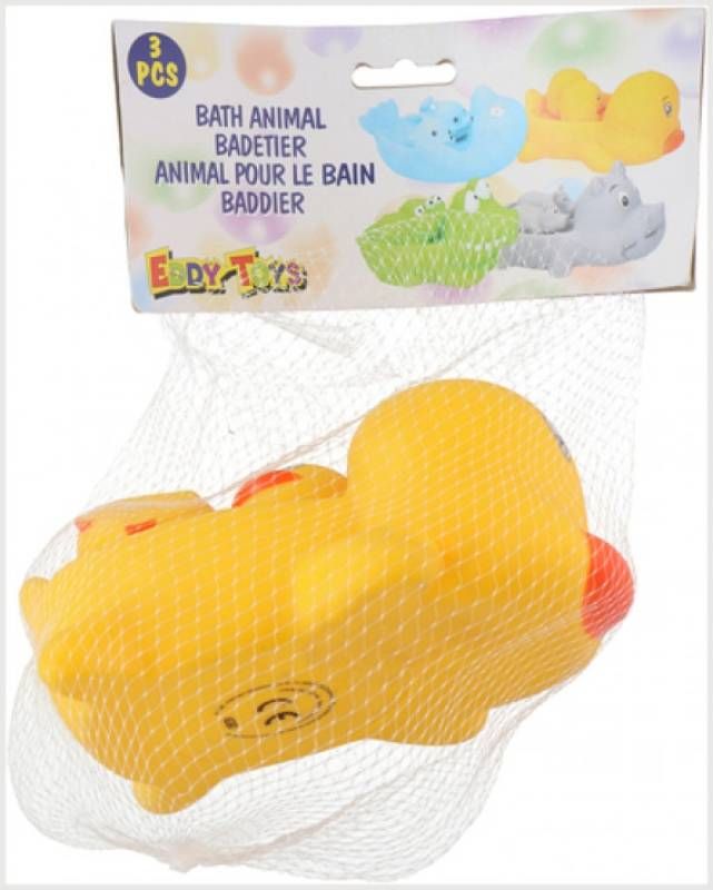 Eddy Toys Eddy Toys - Zestaw zabawek do kąpieli 3 szt (Kaczka)
