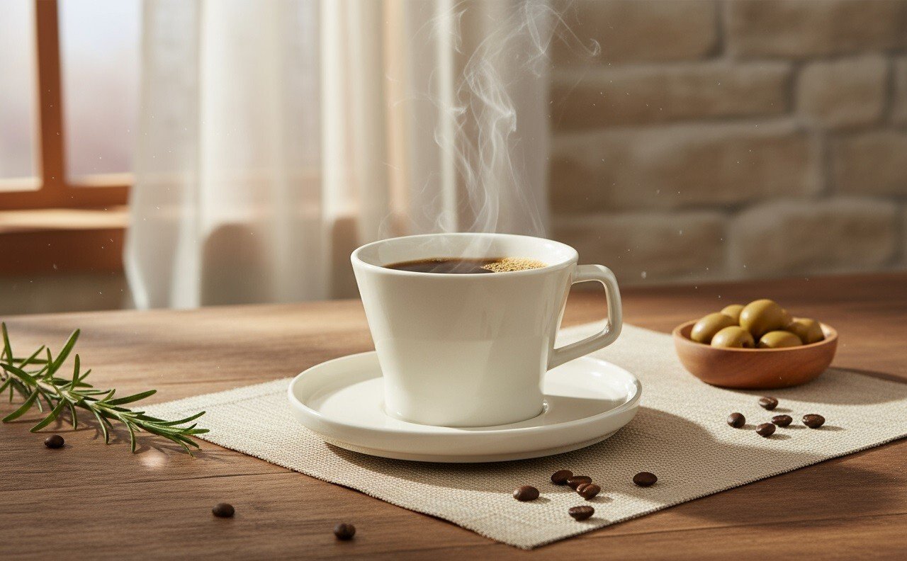 Filiżanka porcelanowa 225 ml + spodek Plano