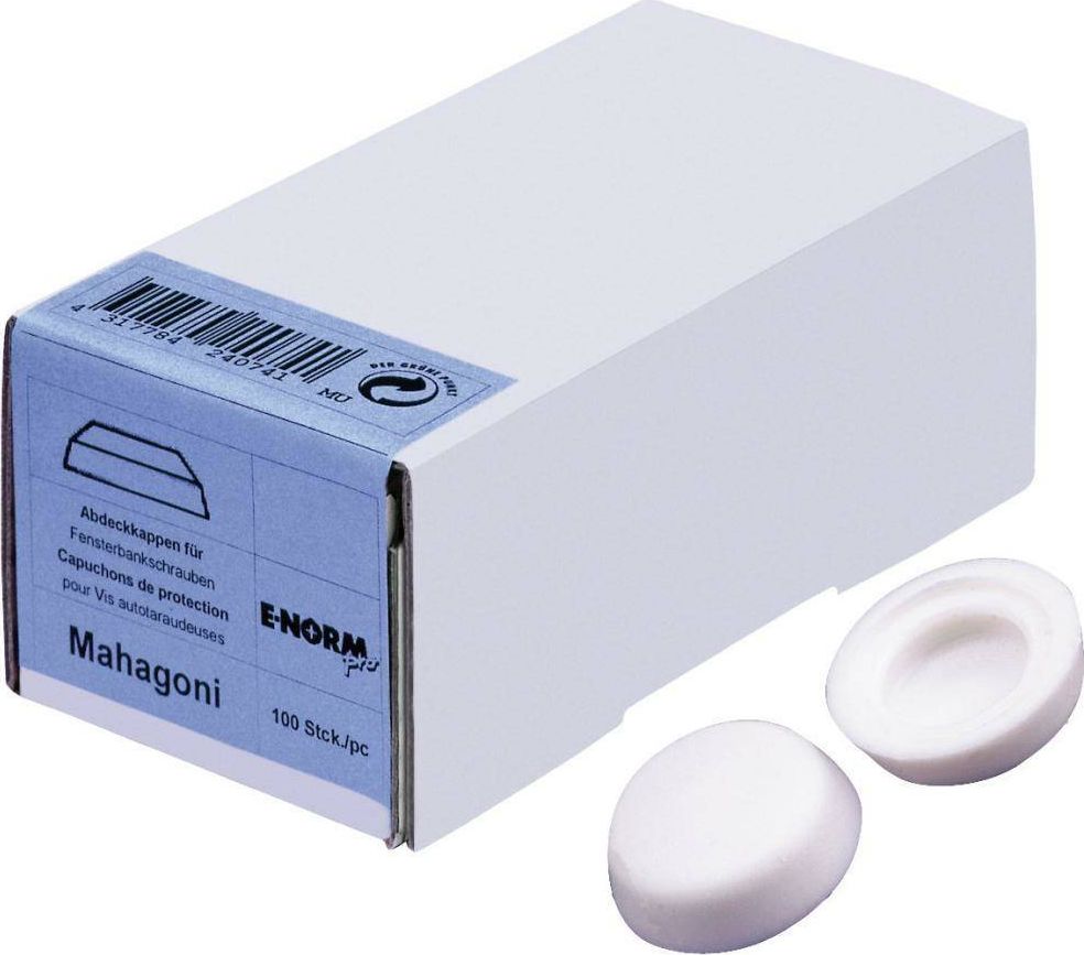 E-NORMpro Kapturki do wkret. do parapetow okien., biale E-NORMpro