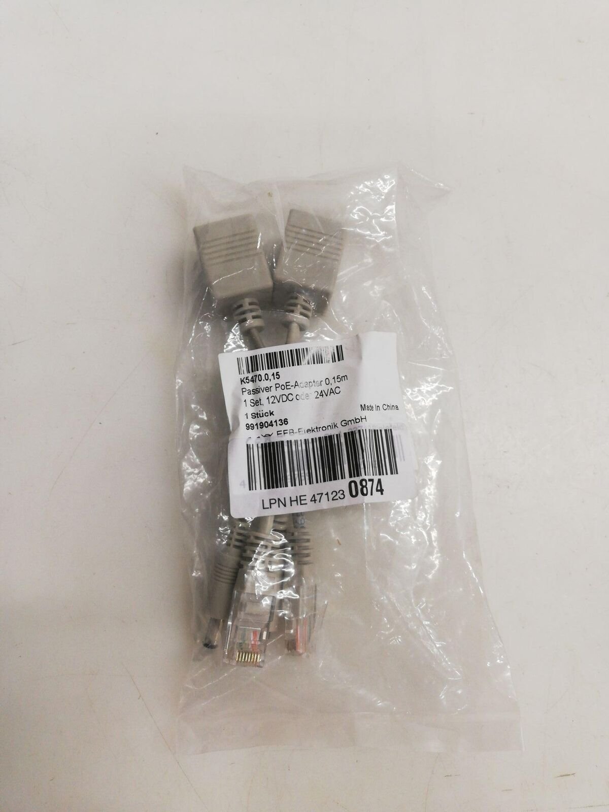 Lupus LUPUS - Passiver PoE Adapter (Paar) für IP - Kameras