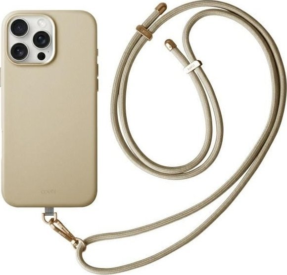 Uniq UNIQ etui Coehl Muse iPhone 16 Pro 6.3" Magnetic Charging kremowy/cream