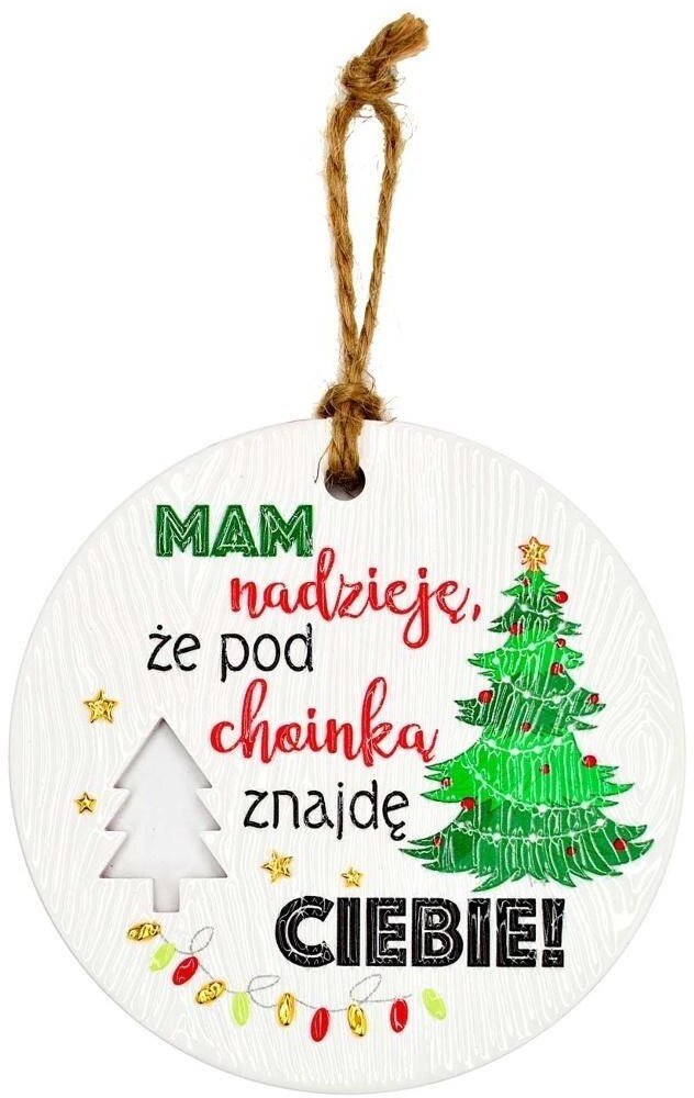 Zawieszka ceramiczna Boże Narodzenie