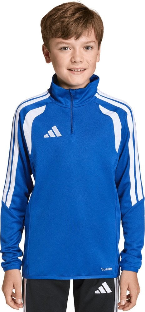 Bluza dla dzieci adidas Tiro 26 League Training Top niebiesko-biała JY7162 152cm