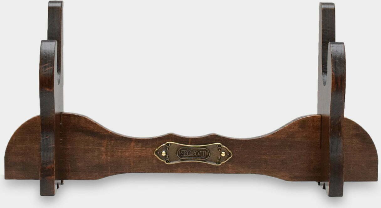 rzezbyzbrazu Stojak Pojedynczy na Szablę z Pochwą Brązowy