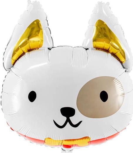 PartyDeco Balon foliowy Pies, 45x50cm, mix one size