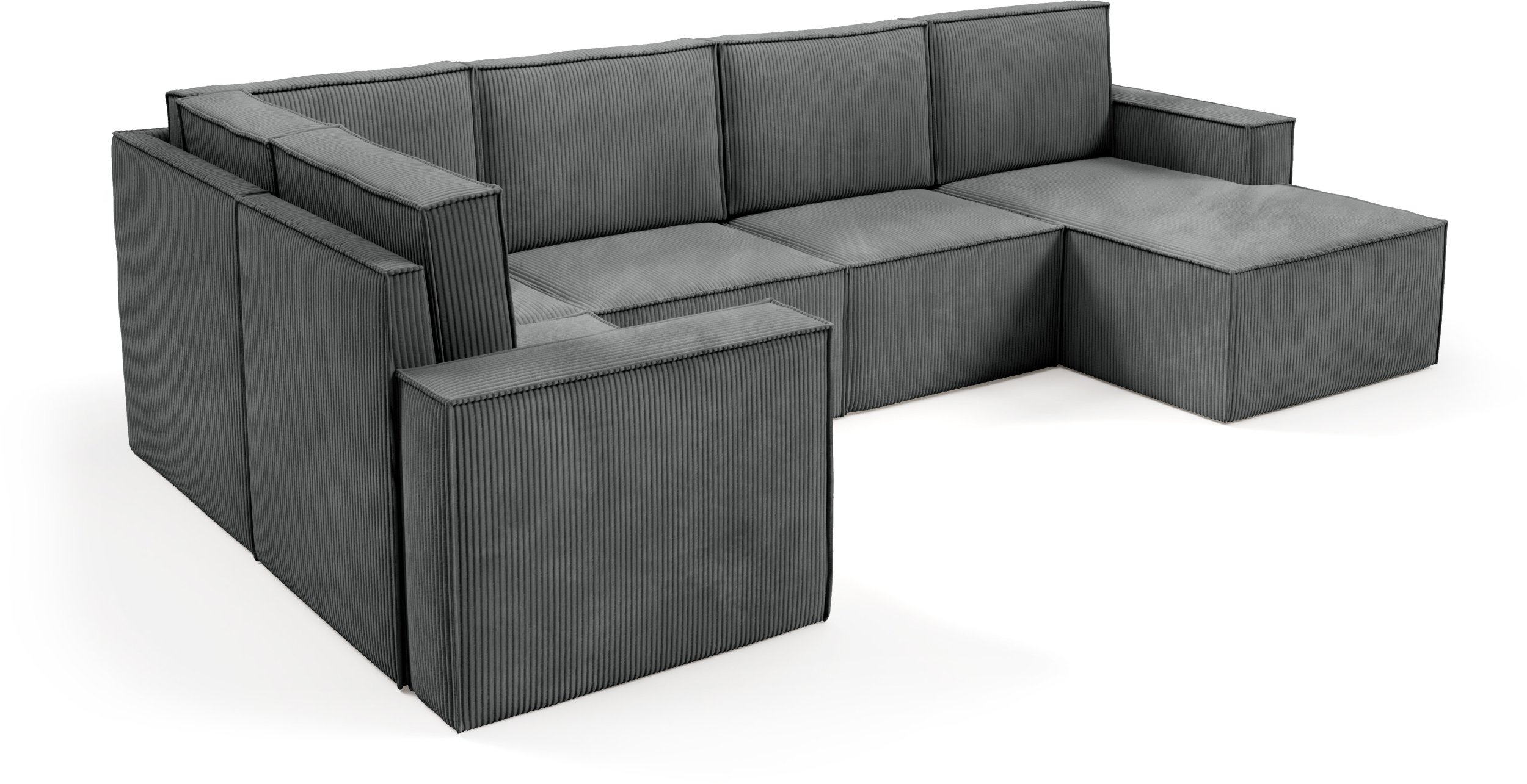 DUŻY Narożnik U2 Modułowy PORTO Kanapa sztruks Sofa poso 115