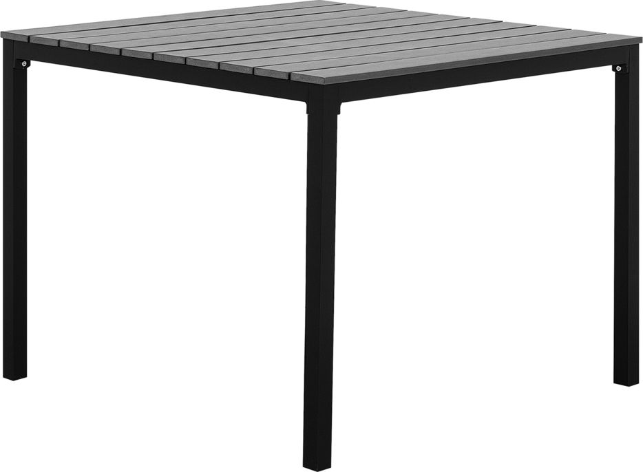 Shumee Stół ogrodowy szary 95 x 95 cm PRATO